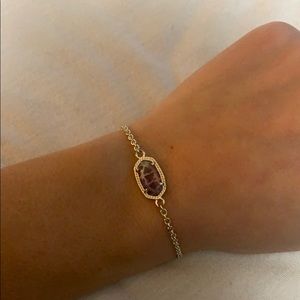Kendra Scott - Adjustable Chain Bracelet, Amethyst